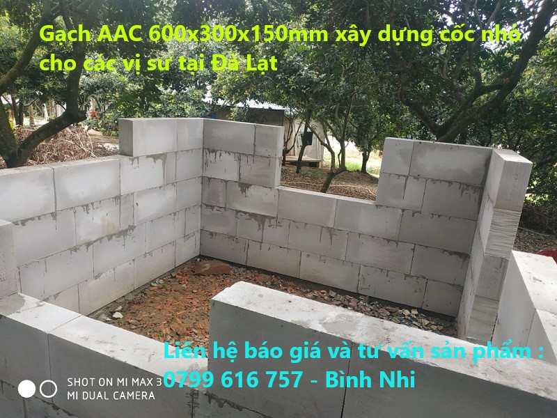 Gạch AAC tại Đà Lạt - Lâm Đồng