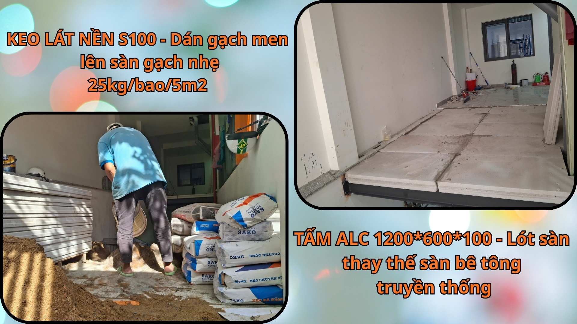 Keo dán gạch S100 SAKO 