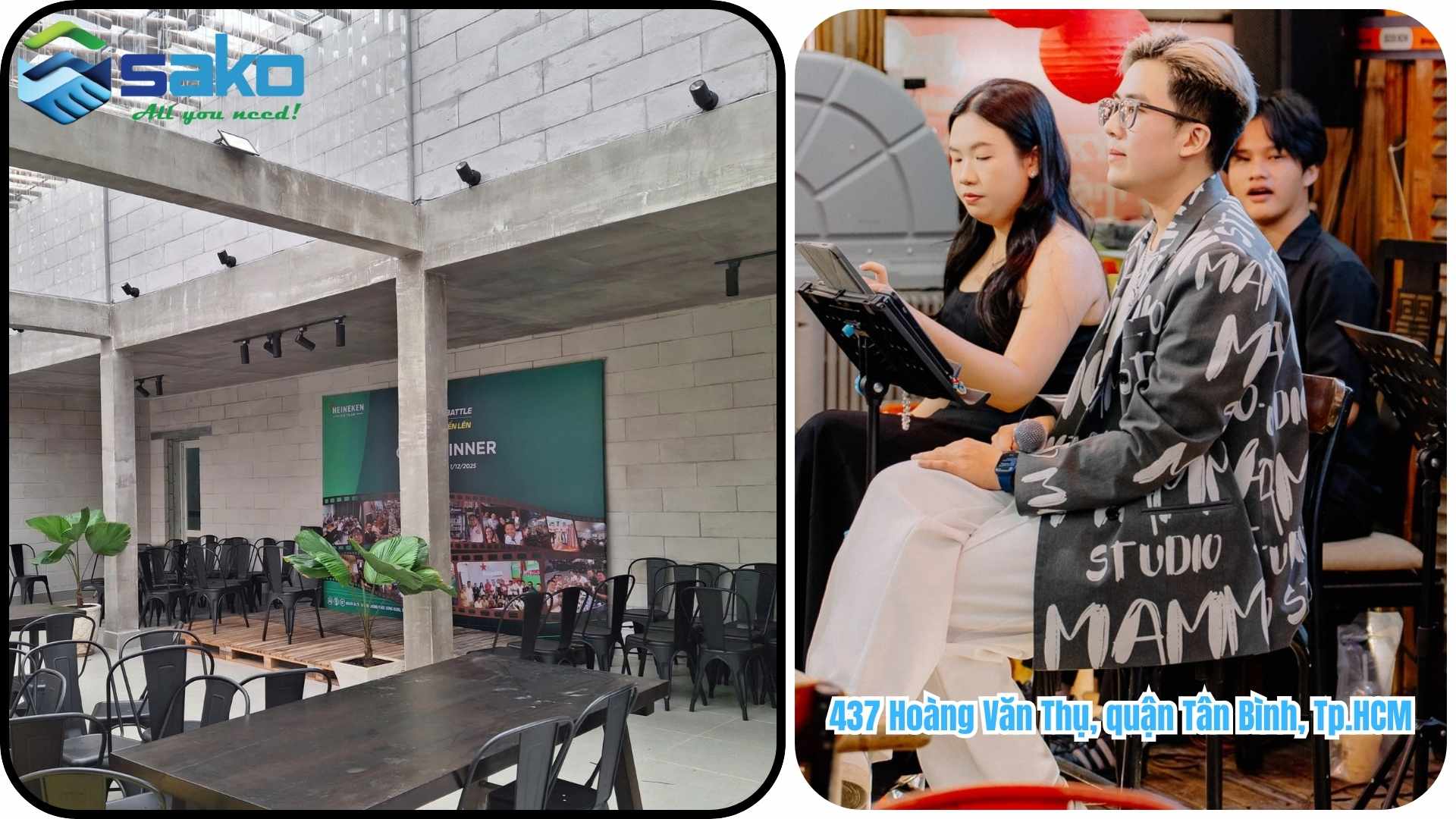 Gạch AAC cải tạo 4K STATION Tân Bình - Phong cách mộc mạc không tô trát